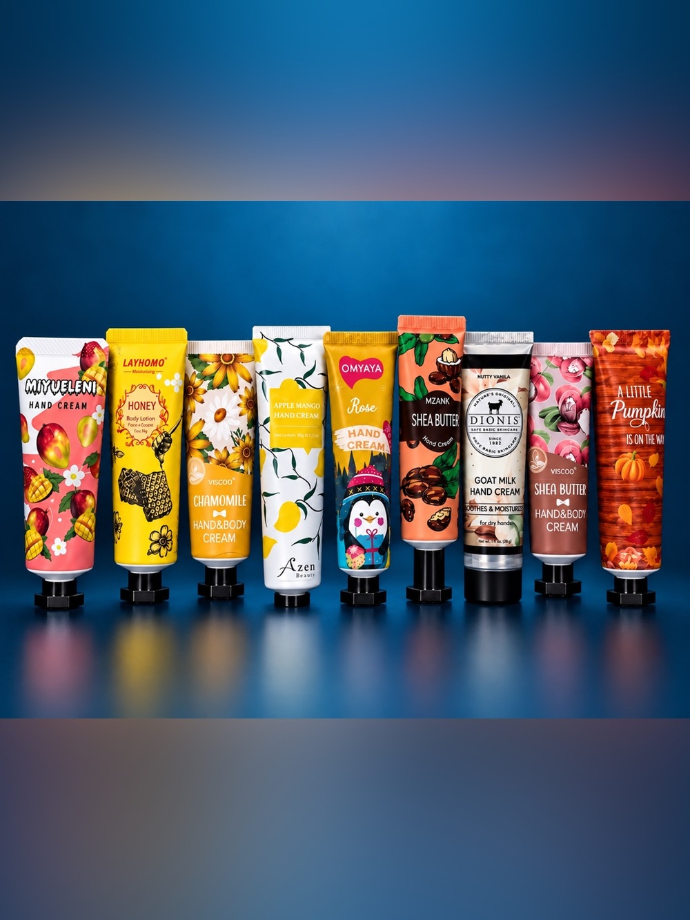 Hand Cream Lot - Shea Butter Goat Milk Moisturizers - 9 Lotions - New & Sealed!